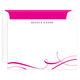 Elegant Flourish Flat Note Cards Image 4 of 8